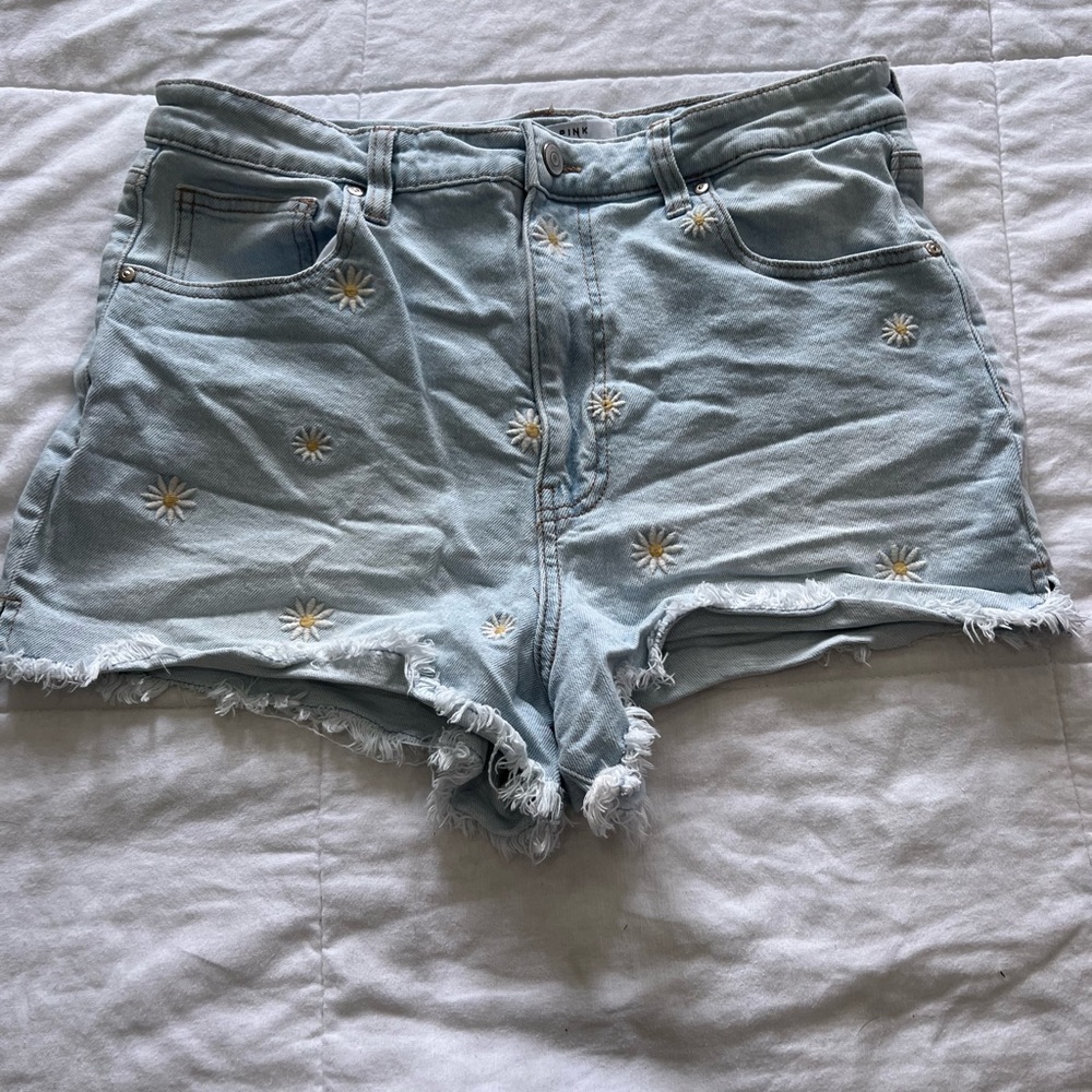 Celebrity Pink Daisy Jean Shorts